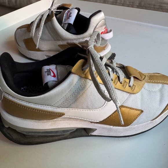 Women's Gold and Gray Athletic Shoes - Picture 1 of 11